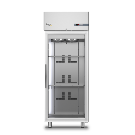 Шкаф морозильный 600 литров без агрегата APACH CHEF LINE LCFM60MGR со стеклянной дверью