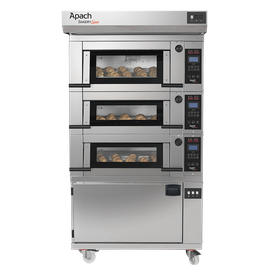 Multifunctional electric ovens with increased performance, available in different models with 2 trays 60x40 cm on each shelf