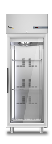 Шкаф морозильный 700 литров без агрегата APACH CHEF LINE LCFM70MGR со стеклянной дверью