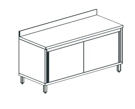 Стол производственный закрытый APACH CHEF LINE LWC711SH2SDU