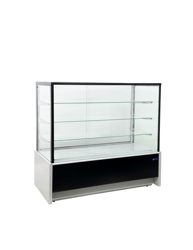 ВИТРИНА КОНДИТЕРСКАЯ KAYMAN K-ВК-1300 КВАДРО СЕРЕБРО