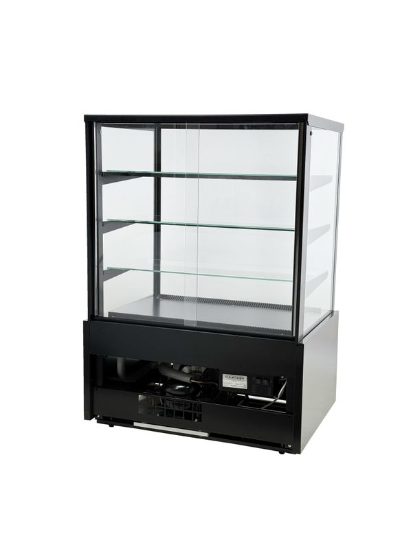 ВИТРИНА КОНДИТЕРСКАЯ KAYMAN K-ВК-900 КВАДРО ЧЕРНЫЙ