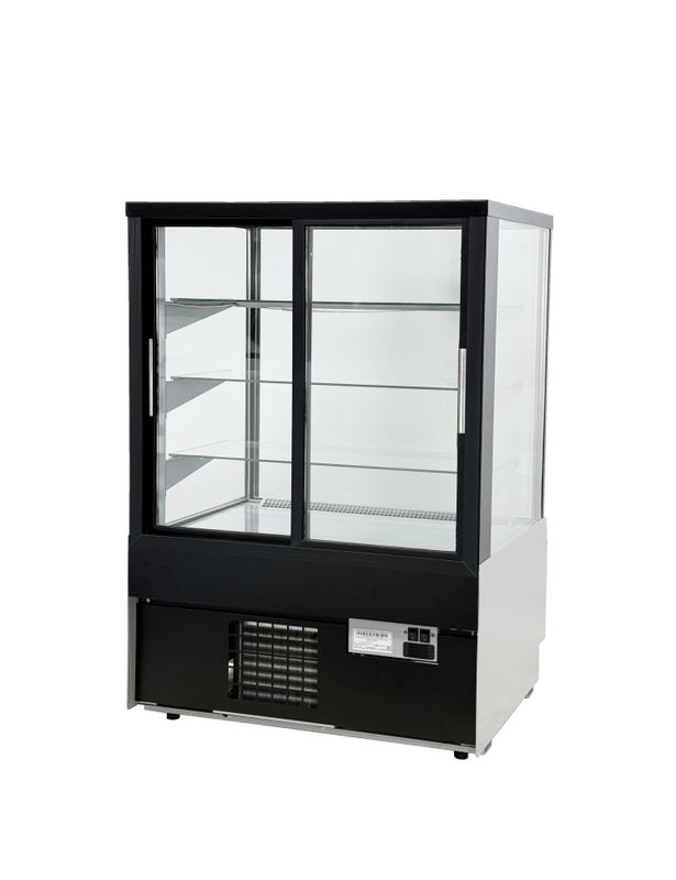 ВИТРИНА КОНДИТЕРСКАЯ KAYMAN K-ВК-900 ЛЮКС КВАДРО СЕРЕБРО