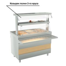 КОЗЫРЕК ДЛЯ ПОЛКИ 2-ГО ЯРУСА KAYMAN PRESTO (1500ММ)
