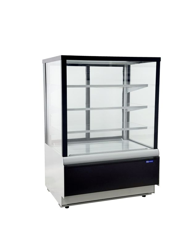 ВИТРИНА КОНДИТЕРСКАЯ KAYMAN K-ВК-900 ЛЮКС КВАДРО СЕРЕБРО