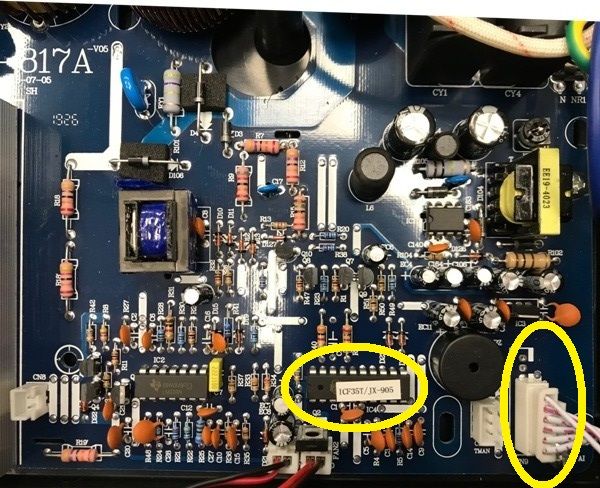 Doska generátora Hurakan HKN-ICF35T A817