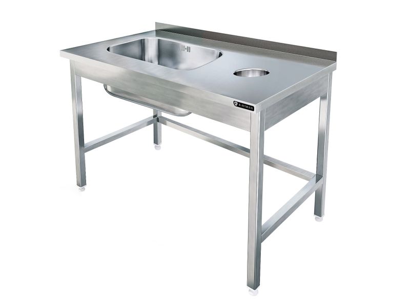 СТОЛ ДЛЯ ГРЯЗНОЙ ПОСУДЫ KAYMAN ДЛЯ П/М TATRA СПМ-123/1507 ПРАВЫЙ